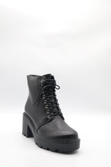 Square Heel Boot Voile Fashion