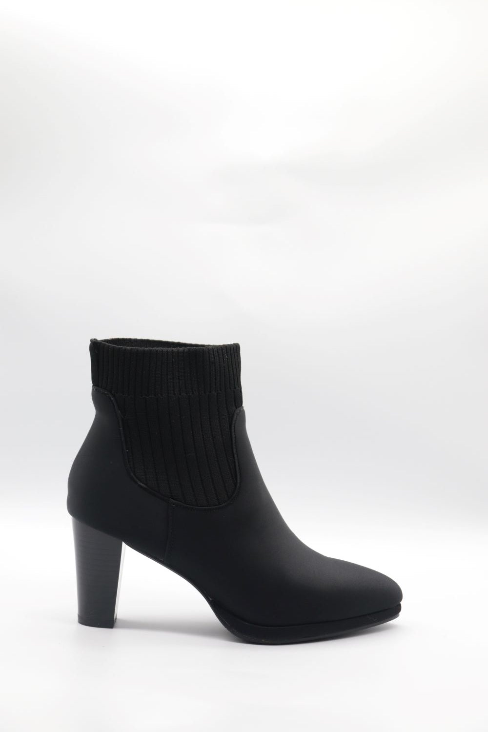 Square Heel Boot Voile Fashion