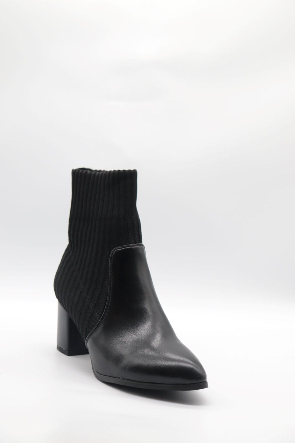 Square Heel Boot Voile Fashion