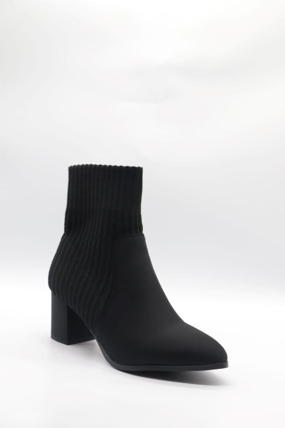 Square Heel Boot Voile Fashion