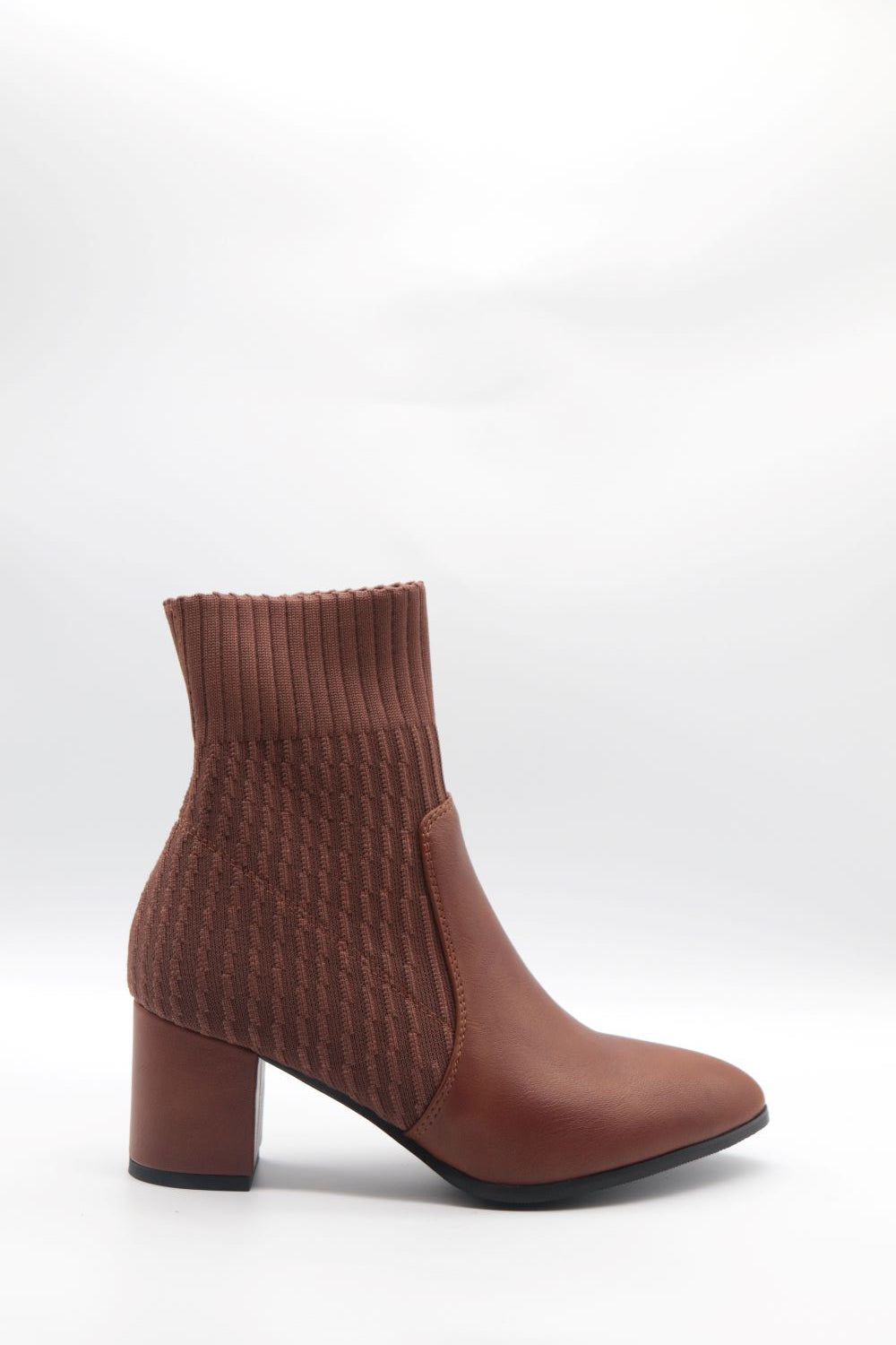 Square Heel Boot Voile Fashion