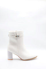 Square Heel Boot Voile Fashion