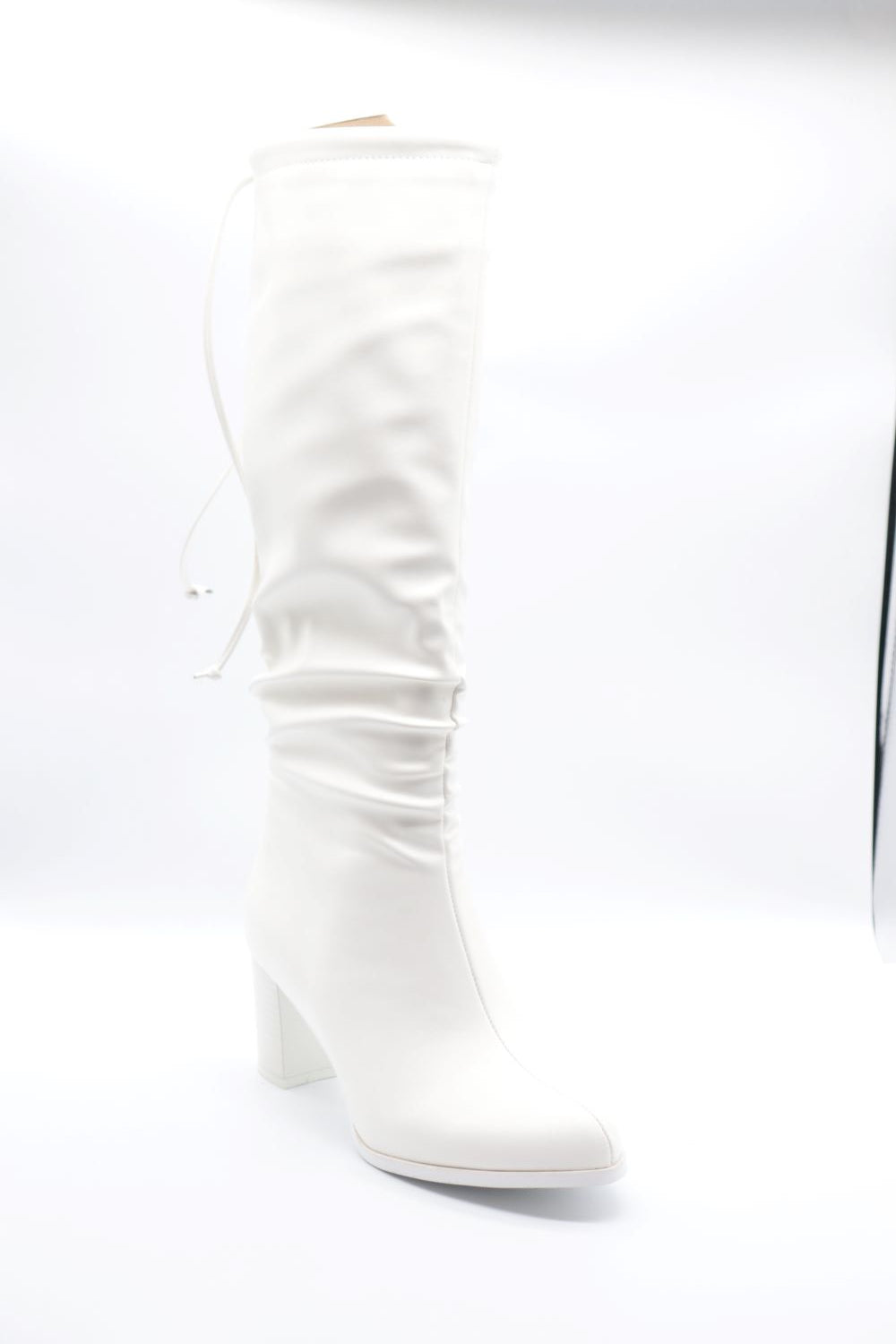 Square Heel Boot Voile Fashion