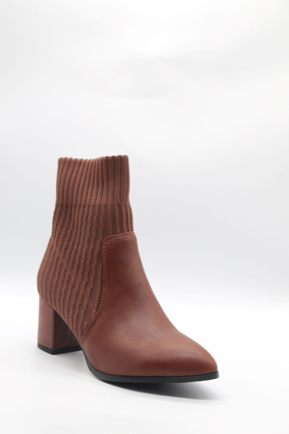 Square Heel Boot Voile Fashion