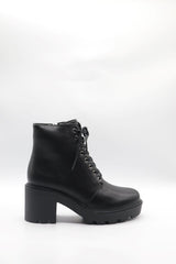 Square Heel Boot Voile Fashion