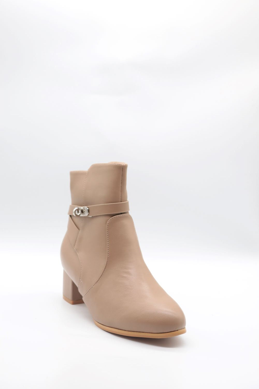 Square Heel Boot Voile Fashion