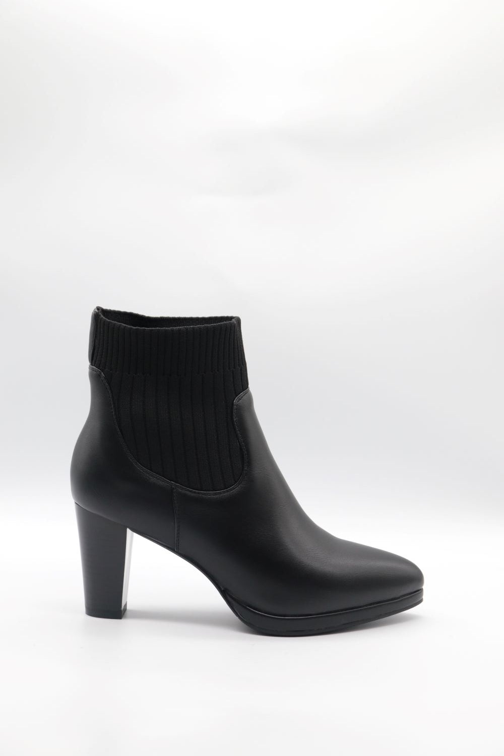 Square Heel Boot Voile Fashion