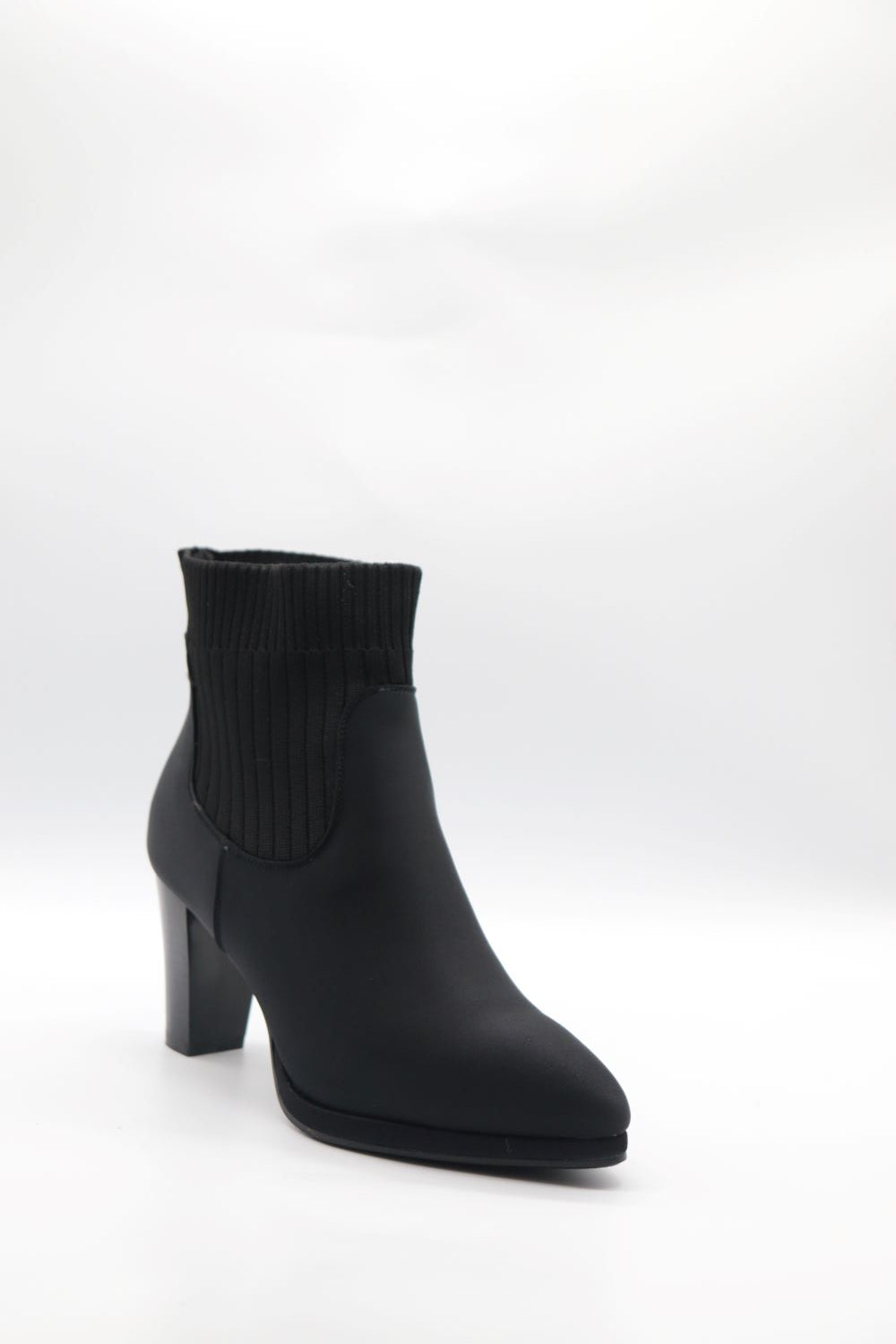 Square Heel Boot Voile Fashion