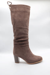 Square Heel Boot Voile Fashion