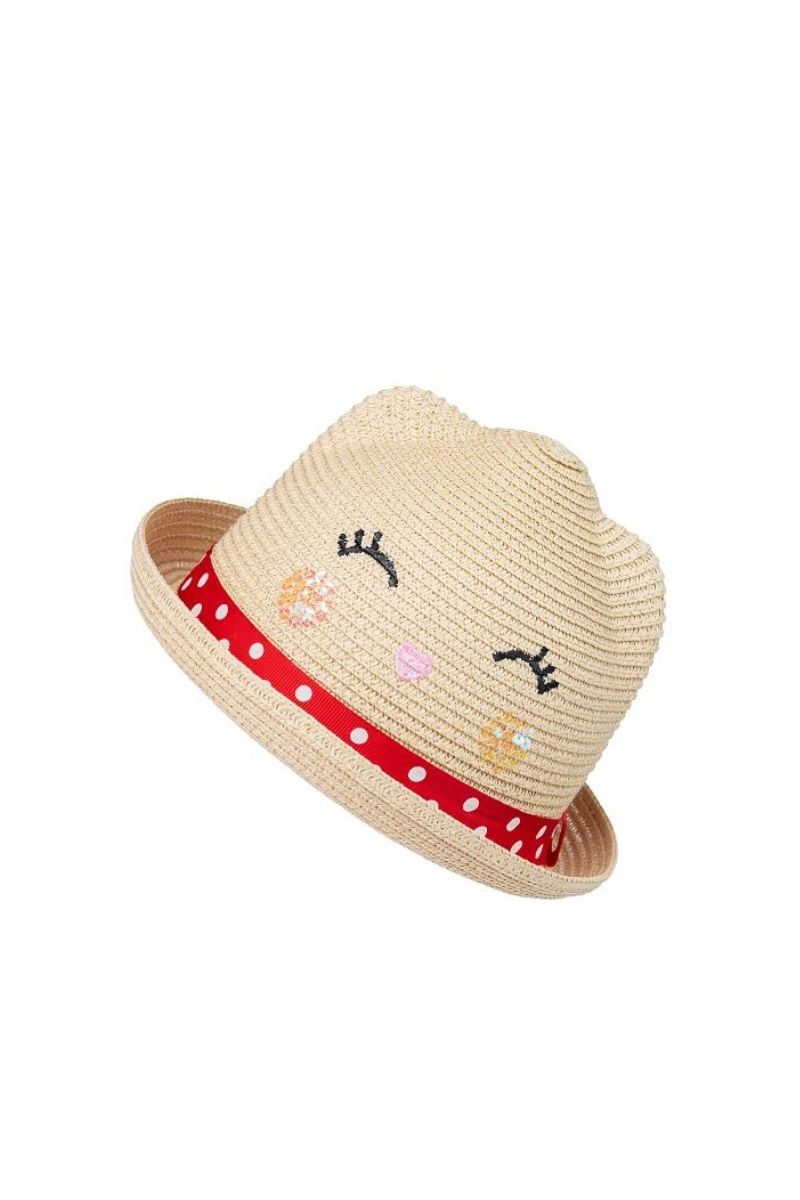 Kids Summer Straw Hat  Voile