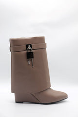 Wedge Boot Voile Fashion