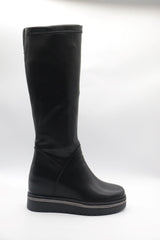 Wedge Kneed Boot Voile Fashion