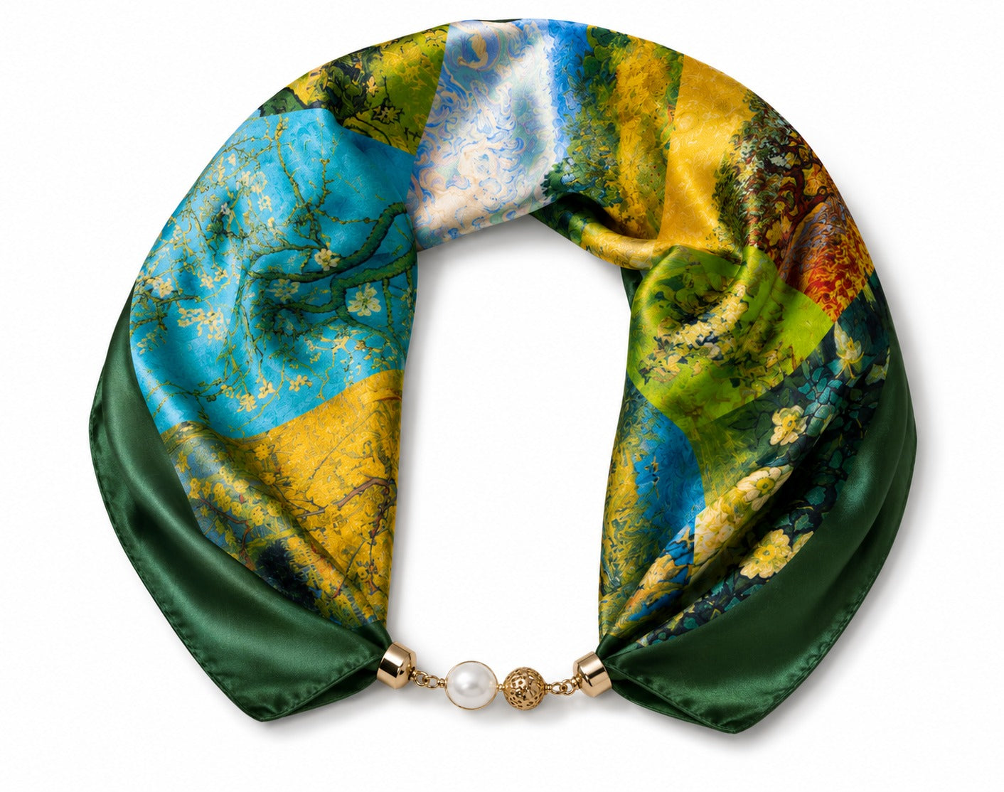 Printed Scarf 65*65  Voile