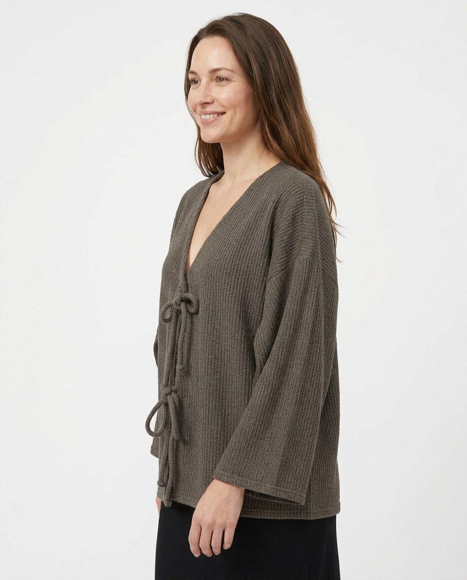 Melinda Everyday Jacket – Belted High Neck  Voile