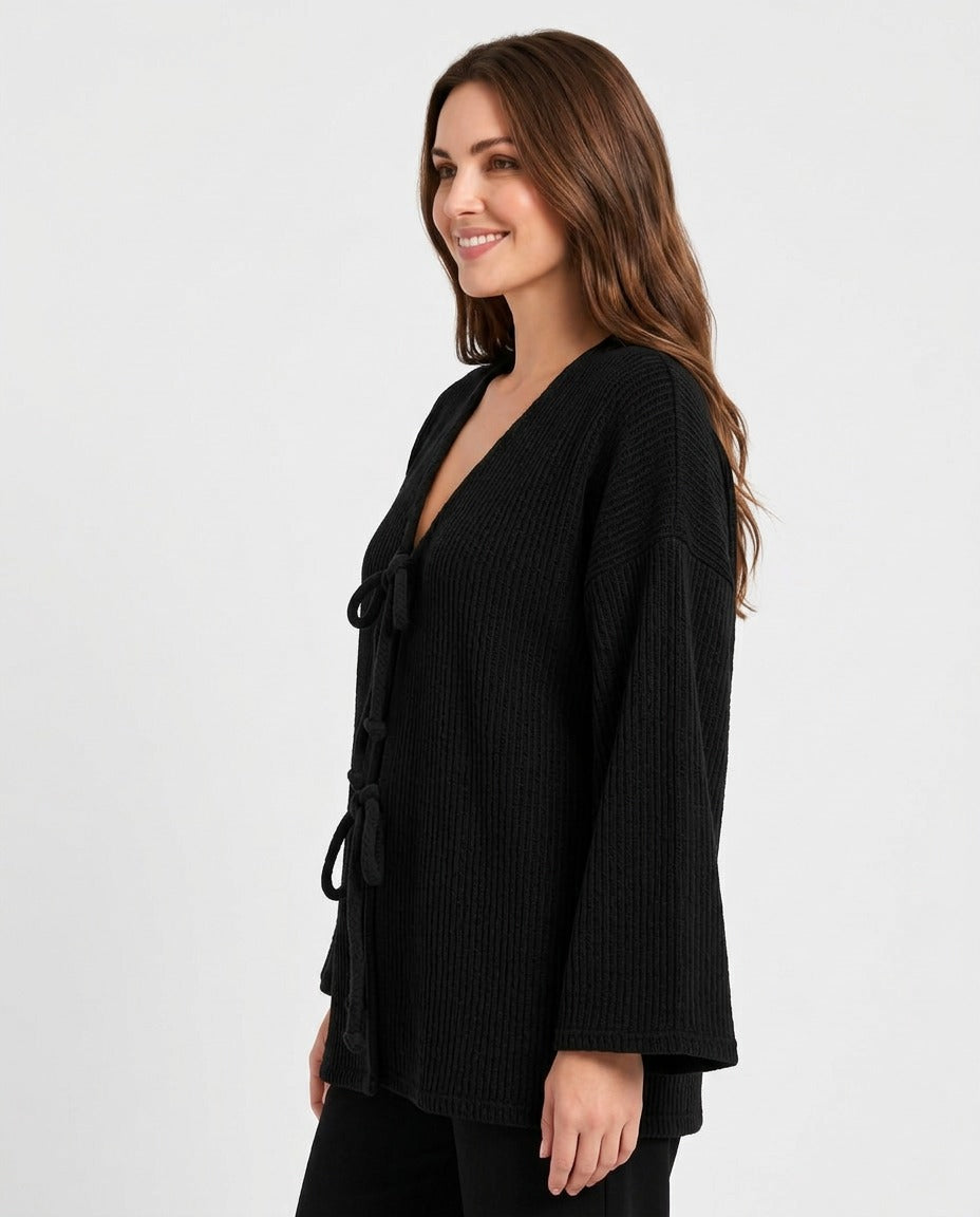 Melinda Everyday Jacket – Belted High Neck  Voile