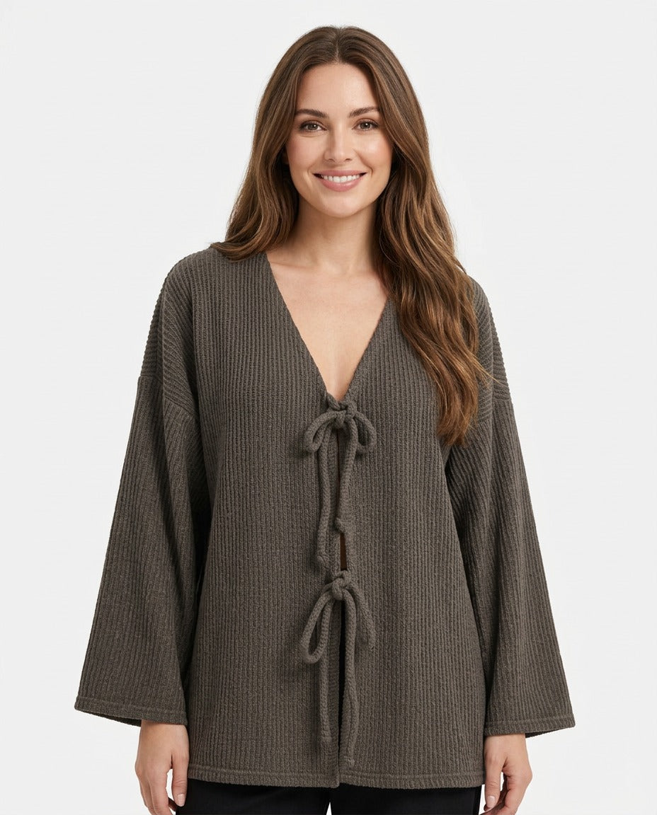 Melinda Everyday Jacket – Belted High Neck  Voile