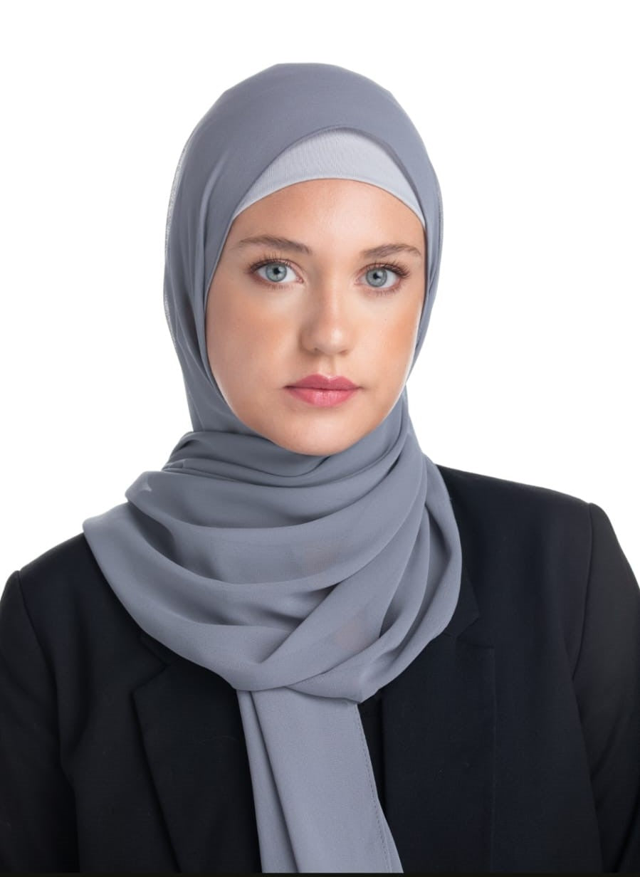 Basic Plain Chiffon Hijab  Voile