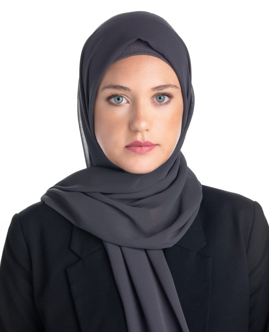 Basic Plain Chiffon Hijab  Voile