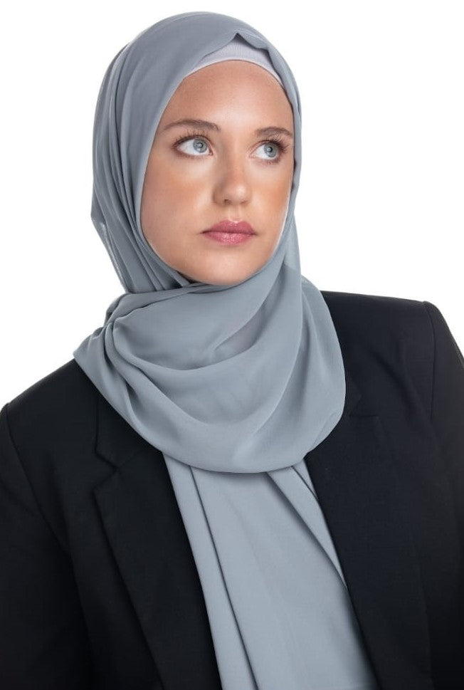 Basic Plain Chiffon Hijab  Voile