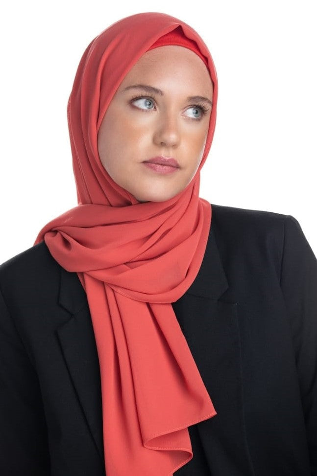 Basic Plain Chiffon Hijab  Voile