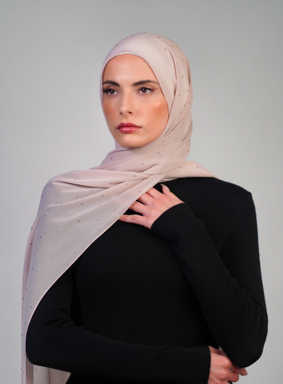 Crepe With Stones - Voile Fashion