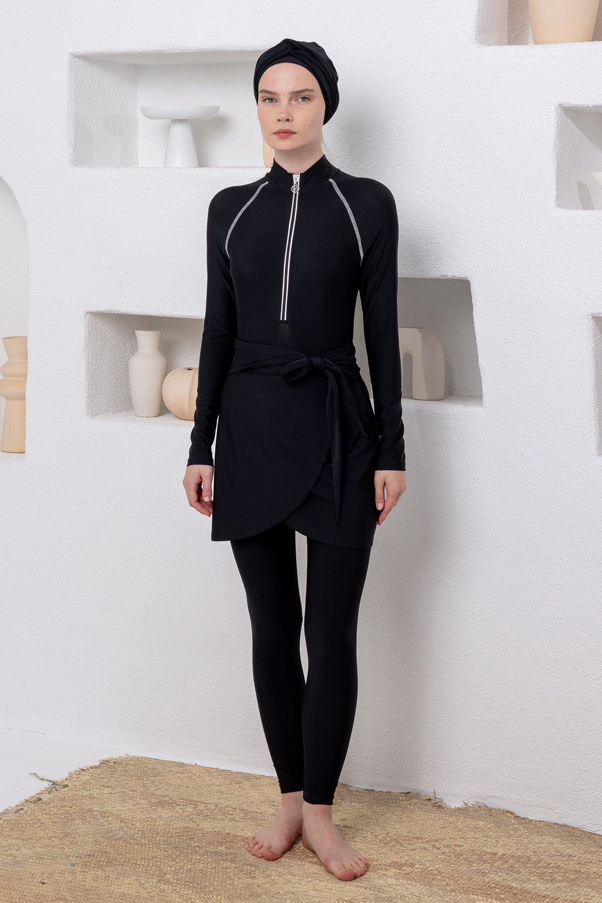 Adasea Burkini  Swimsuit-1114  Voile