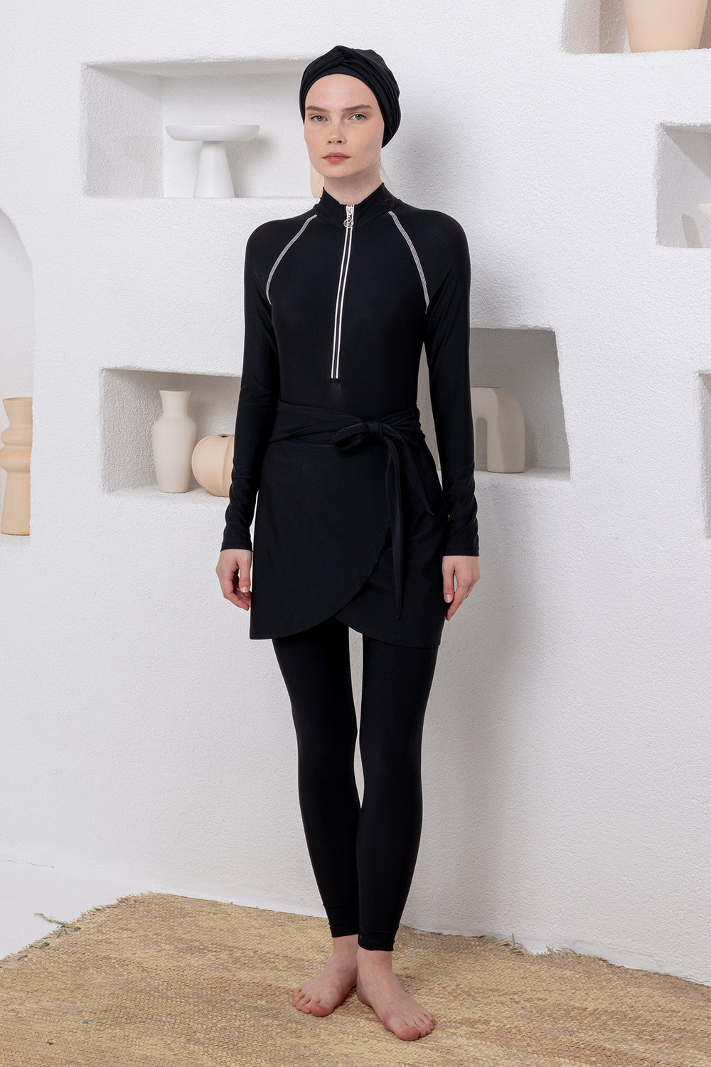 Adasea Burkini  Swimsuit-1114  Voile