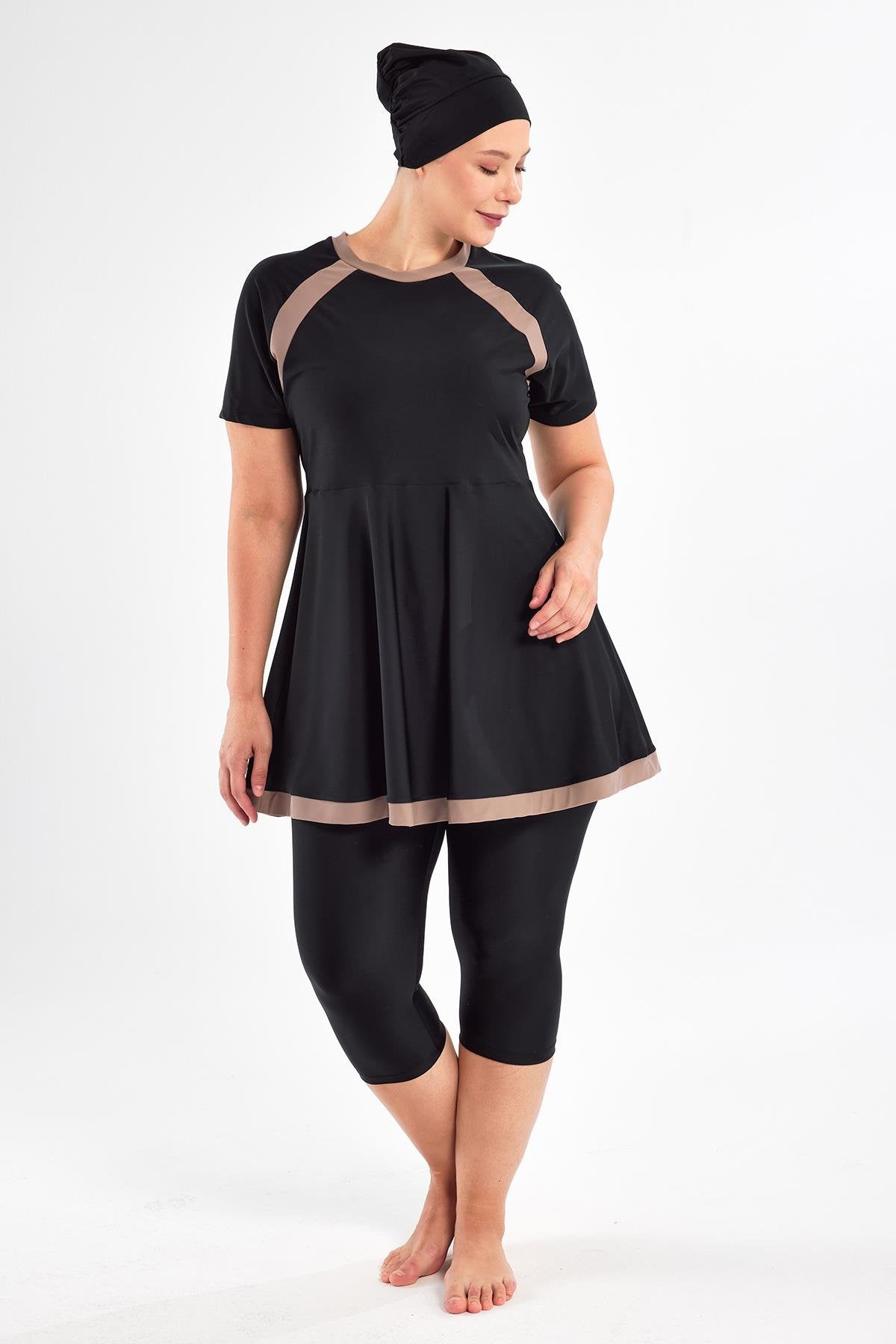 Adasea Burkini  Swimsuit  Voile
