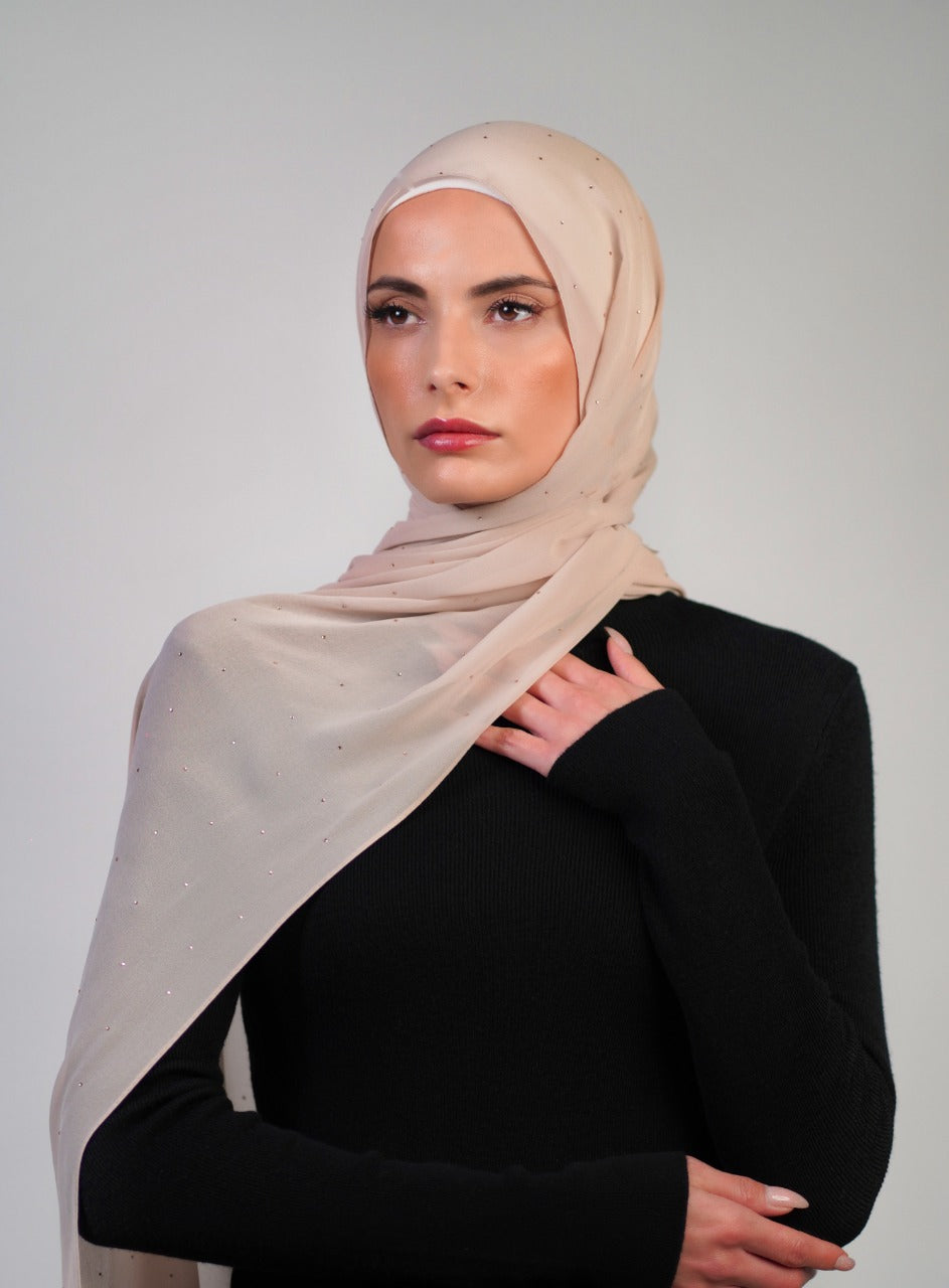 Crepe With Stones - Voile Fashion