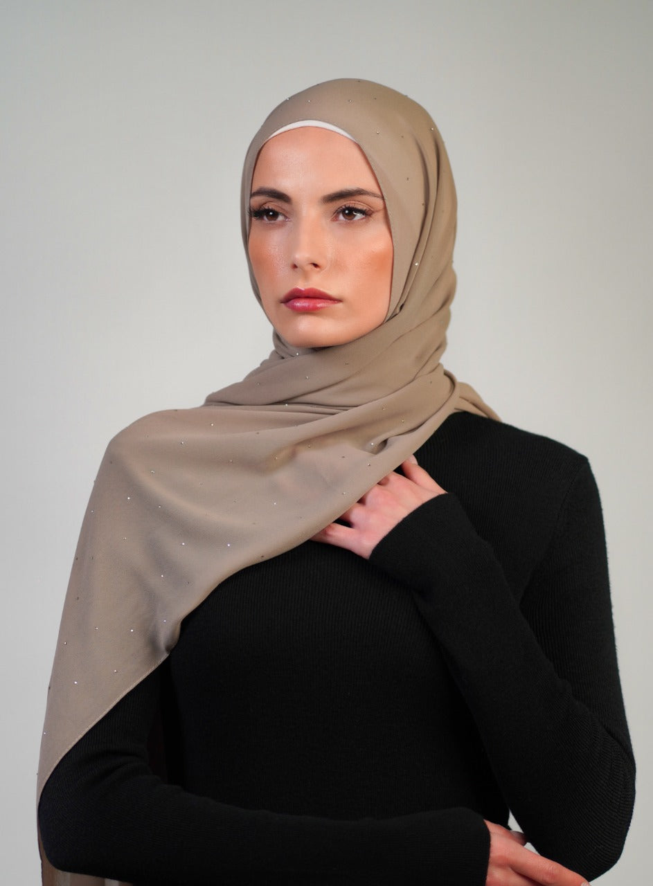 Crepe With Stones - Voile Fashion