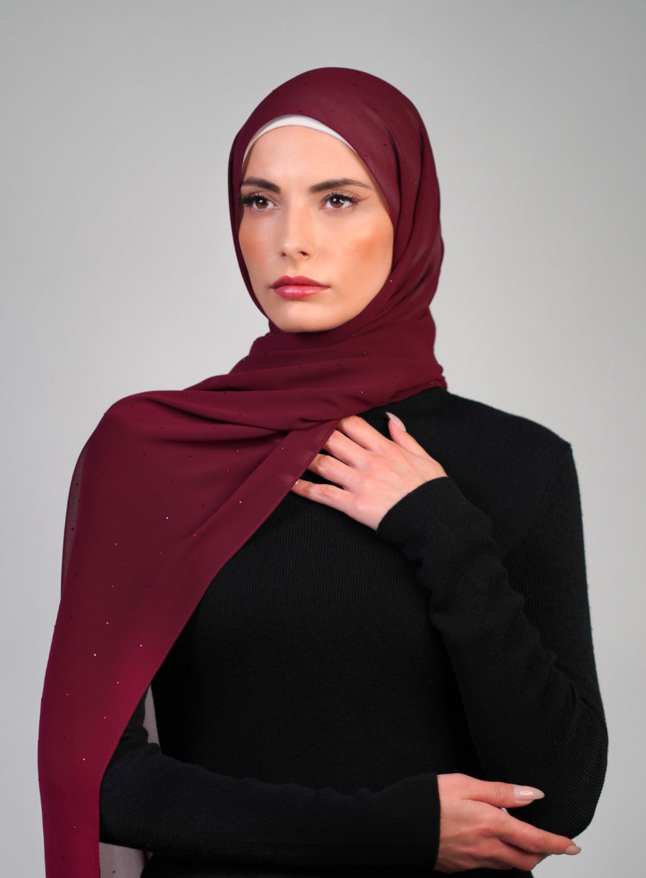 Crepe With Stones - Voile Fashion