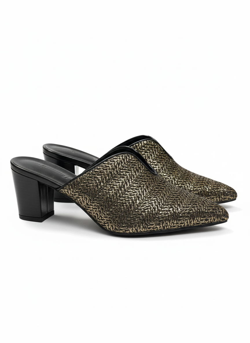 Block Heel Mule  Hazar
