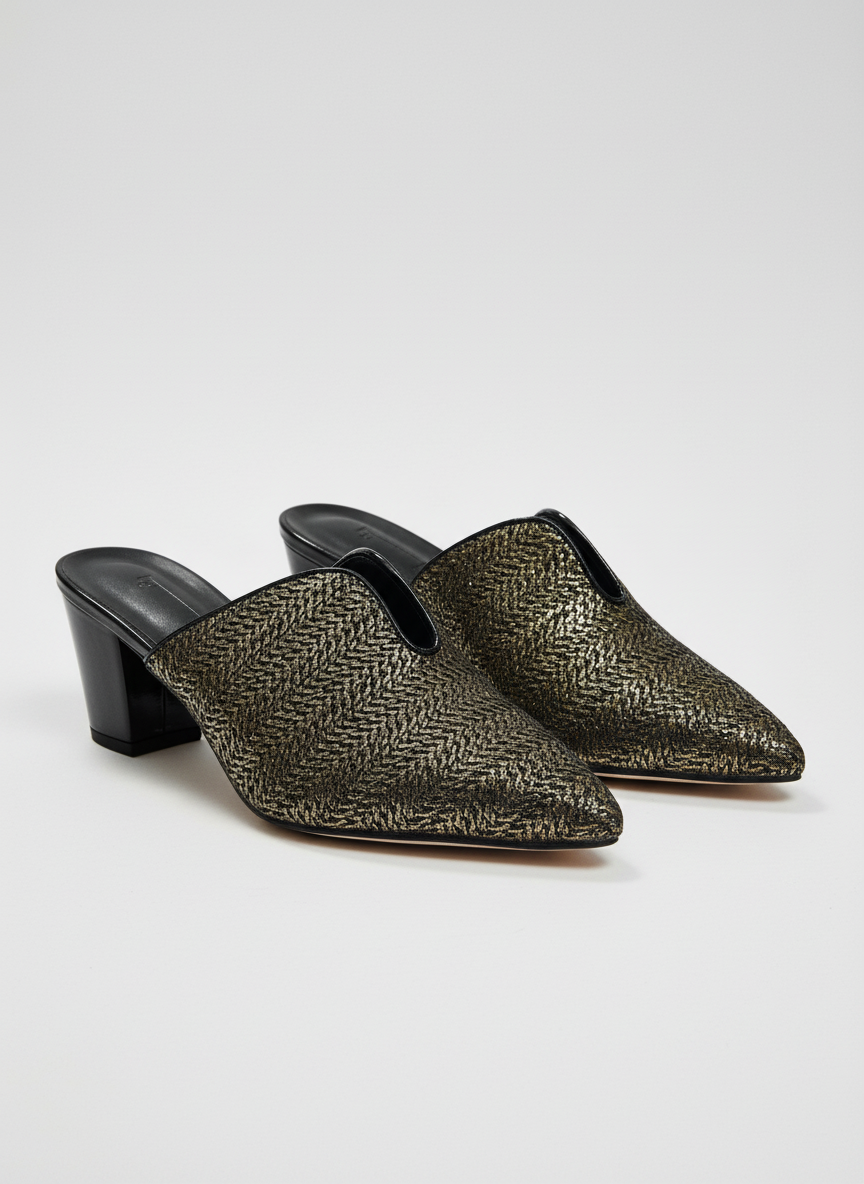 Block Heel Mule  Hazar