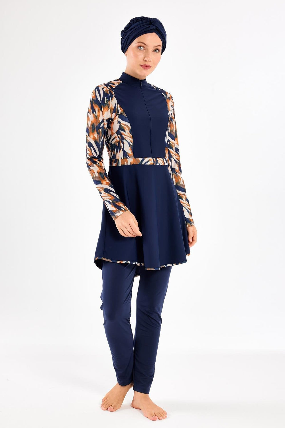 Adasea Burkini  Swimsuit  Voile