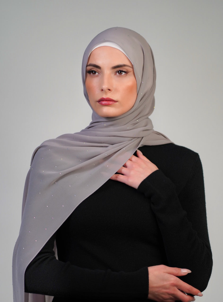 Crepe With Stones - Voile Fashion