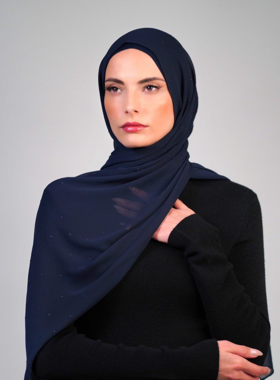 Crepe With Stones - Voile Fashion