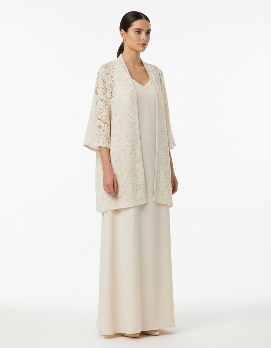 Dress & Jacket Set  Voile