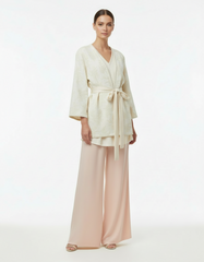 Coord Trouser Set with Jacket  Voile