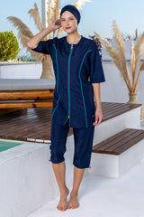 Rozamay Burkini Swimsuit-3605  Voile