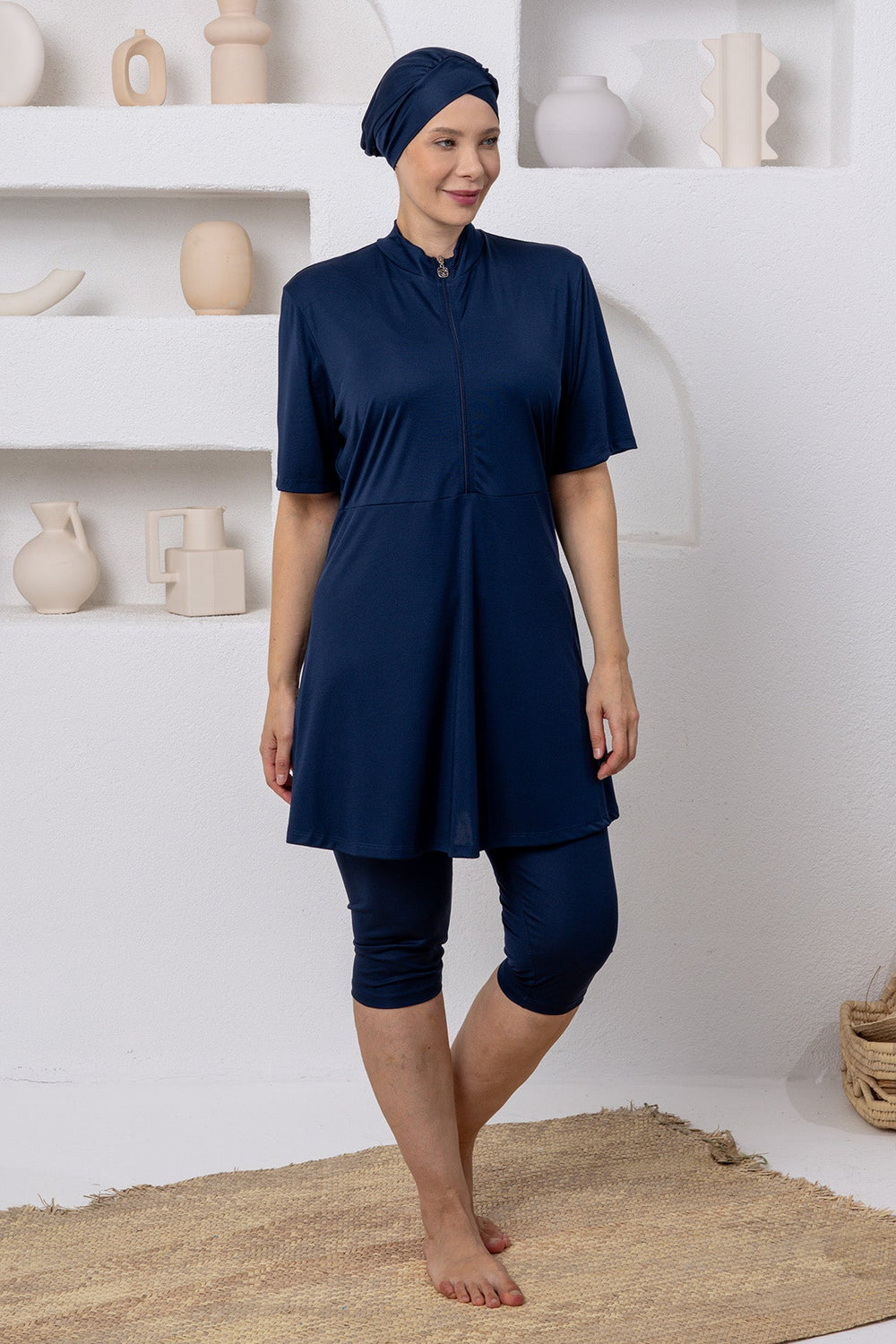 Rozamay Burkini Swimsuit-3803  Voile