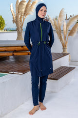 Rozamay Burkini Swimsuit-3314  Voile