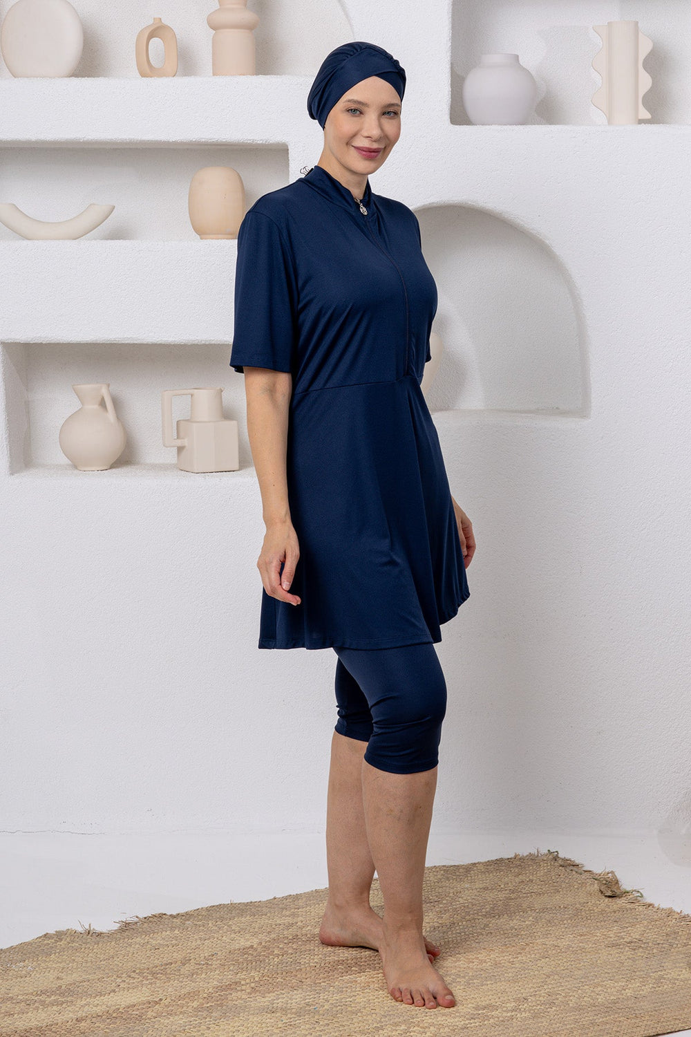 Rozamay Burkini Swimsuit-3803  Voile