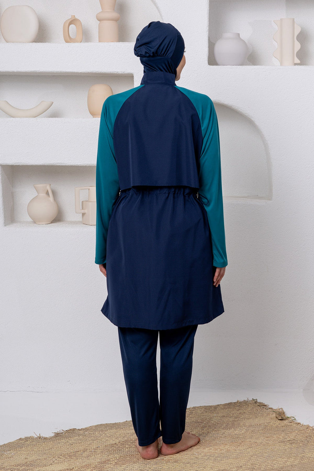Rozamay Burkini Swimsuit-3802  Voile