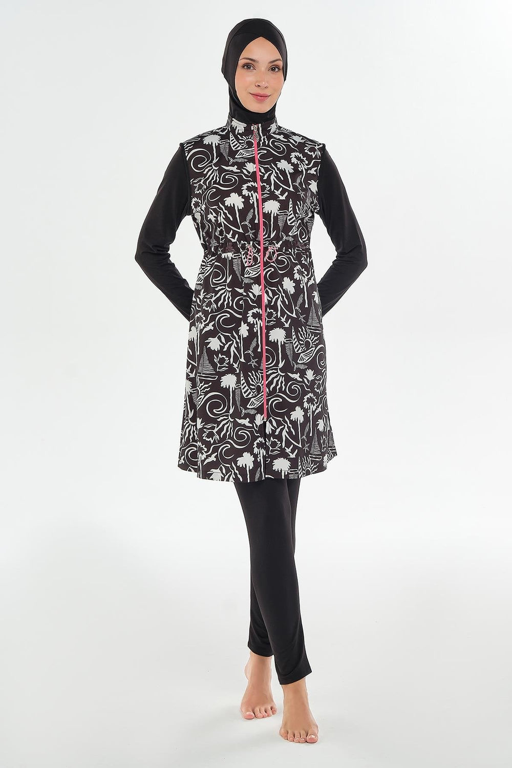 Maresiva Burkini Swimsuit  Voile