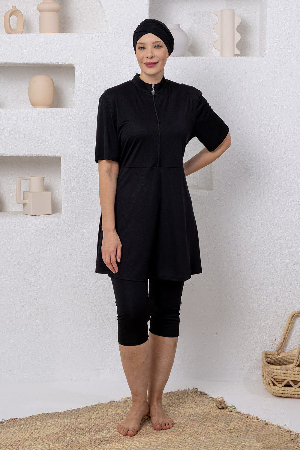 Rozamay Burkini Swimsuit-3803  Voile