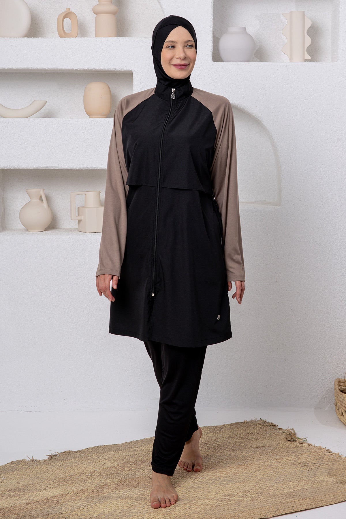 Rozamay Burkini Swimsuit-3802  Voile