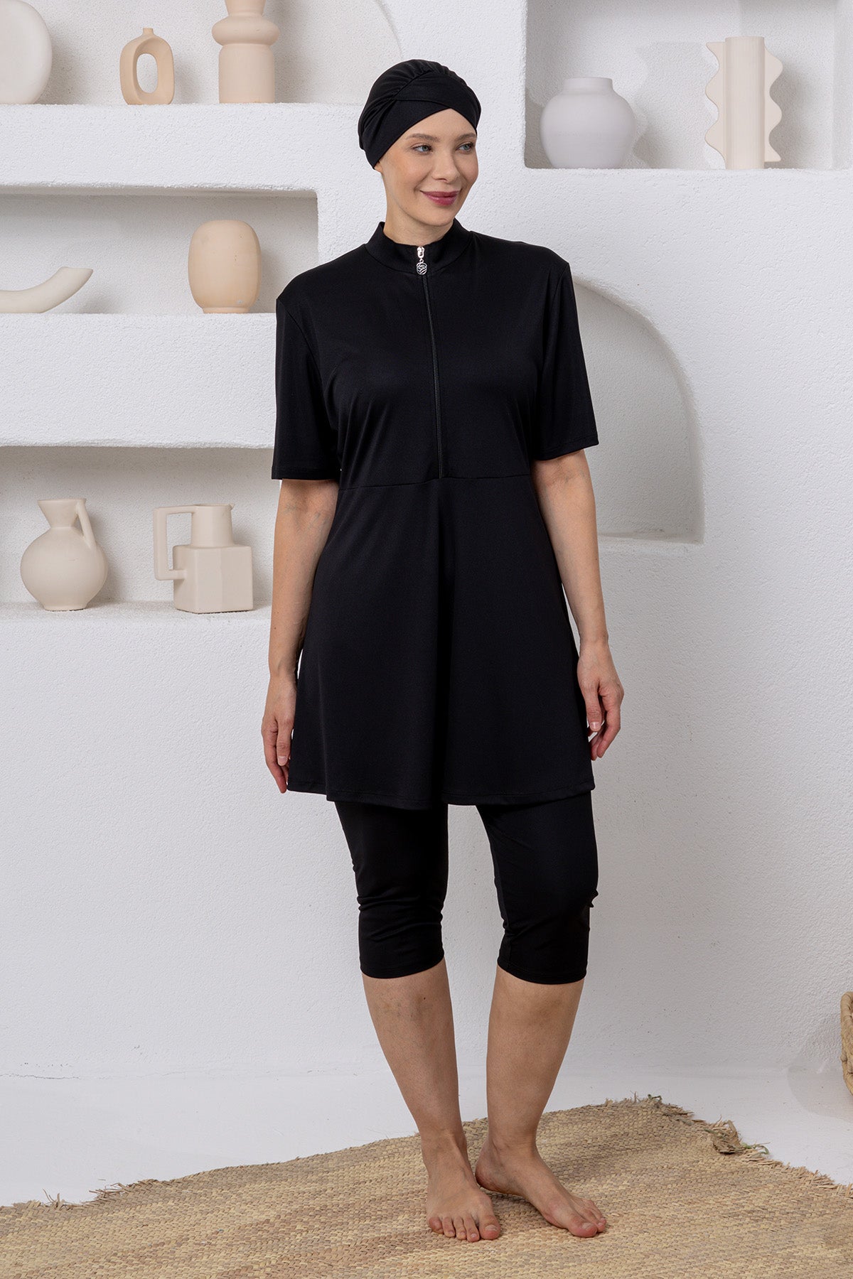 Rozamay Burkini Swimsuit-3803  Voile