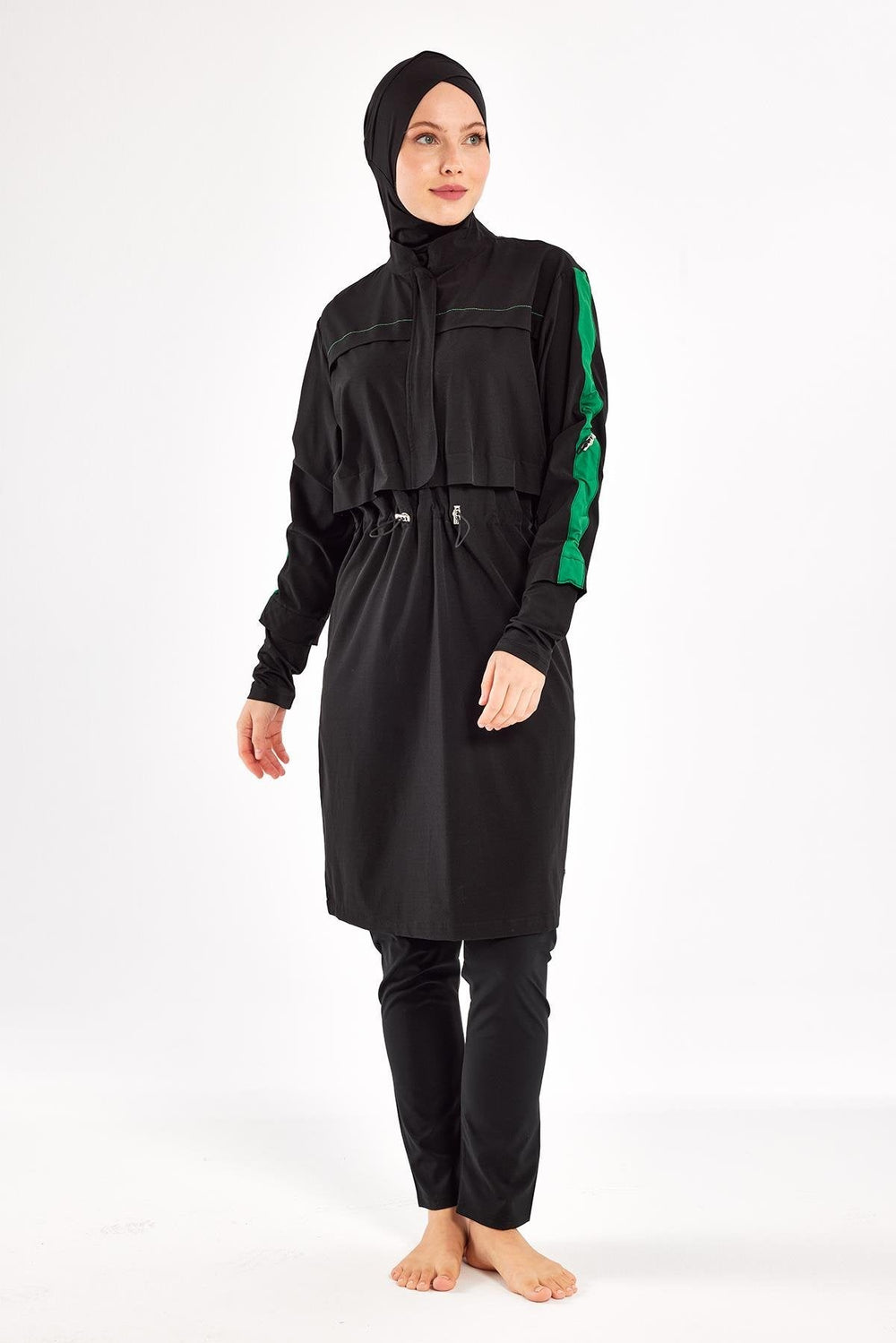 Adasea Burkini  Swimsuit  Voile