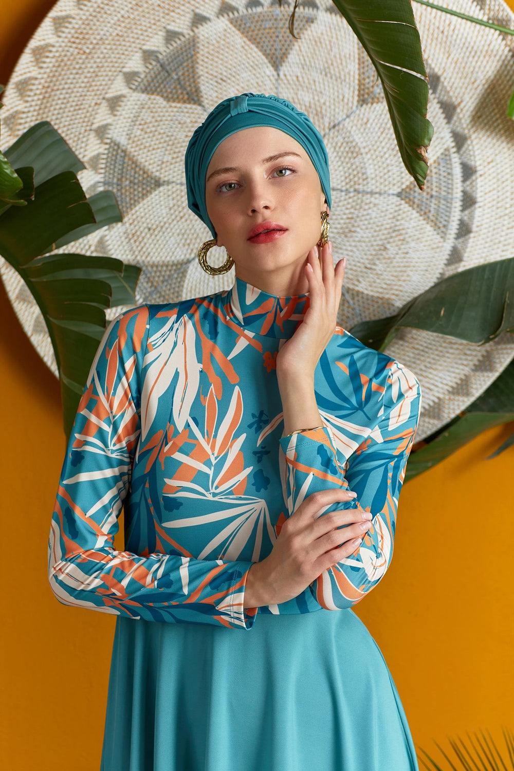 Maresiva Burkini Swimsuit  Voile