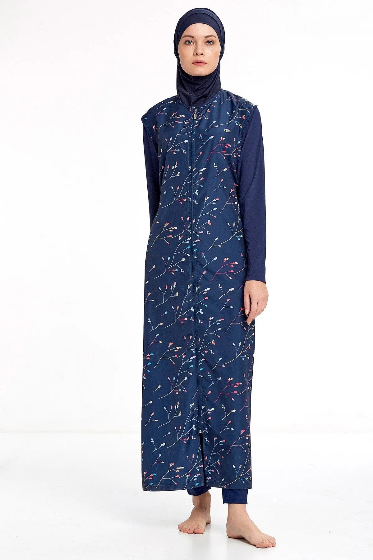 Adasea Burkini Lycra Swimsuit 2221 -  Voile